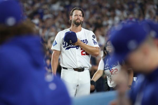 Dodgers top Giants, clinch playoff spot in Clayton Kershaw’s home sendoff