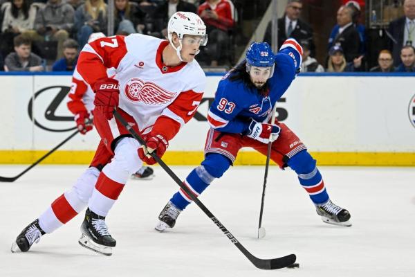 Rangers look to keep piling up goals vs. Red Wings