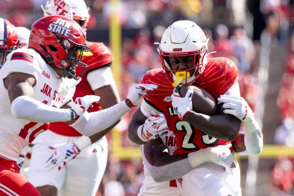 No. 22 Louisville runs all over Jacksonville State