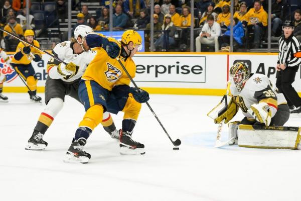 Predators survive hat trick from Knights’ Pavel Dorofeyev