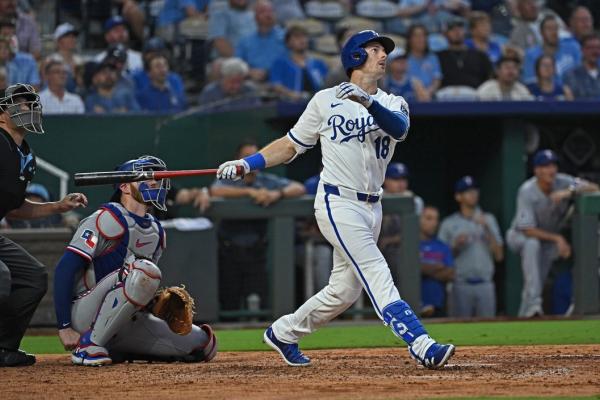 Three homers send Royals past Rangers for 5th straight win