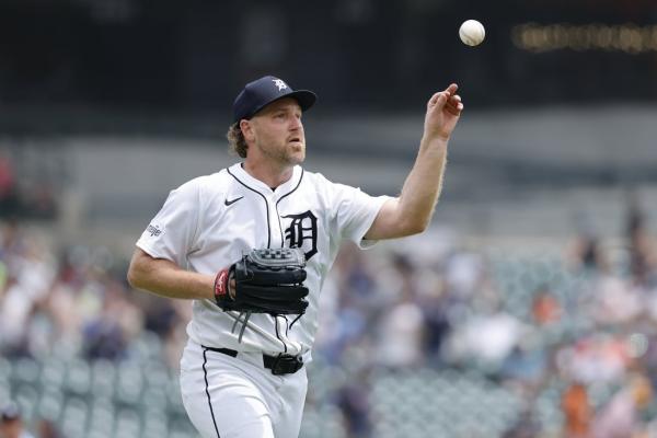 Tigers blank A’s in Dietrich Enns’ successful return to majors