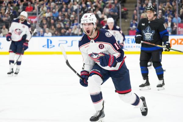 NHL roundup: Jackets’ Adam Fantilli logs first hat trick