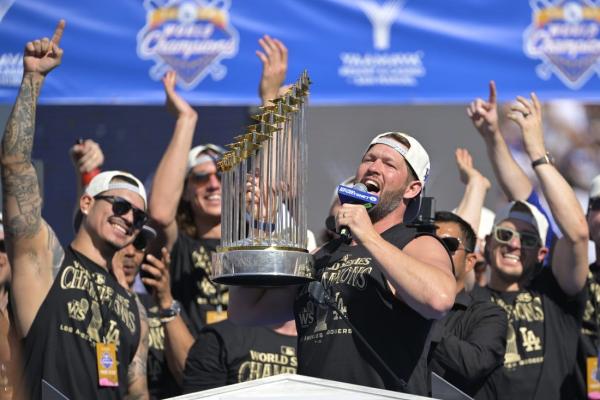 Dodgers celebrate two World Series wins with downtown L.A. parade thumbnail