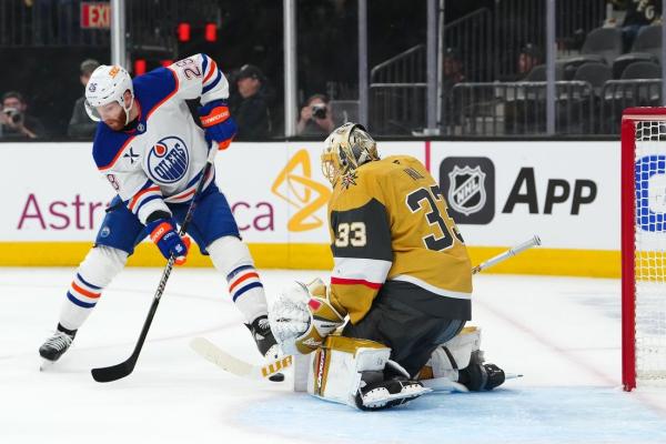 Leon Draisaitl’s OT goal gives Oilers 2-0 edge on Knights