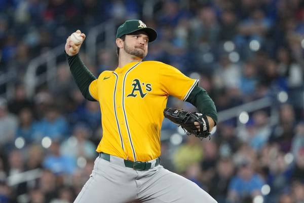Aâs RHP Gunnar Hoglund (hip surgery) to miss rest of season