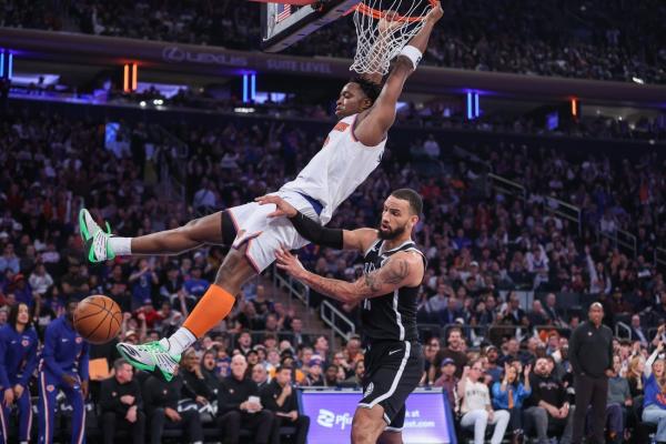 Report: Knicks’ OG Anunoby (hamstring) out at least two weeks