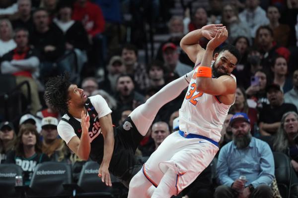 Mikal Bridges’ OT buzzer-beater lifts Knicks over Blazers