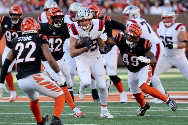 Drake Maye, Patriots hold Bengals at bay for 9th straight win