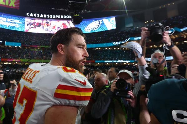 Travis Kelce sets Super Bowl catches record, but will he return to Chiefs?