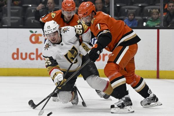 Shea Theodore, Golden Knights beat Ducks for 3rd straight time