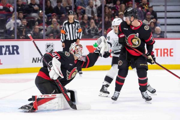 NHL roundup: Senators outlast Kings in OT goal-fest