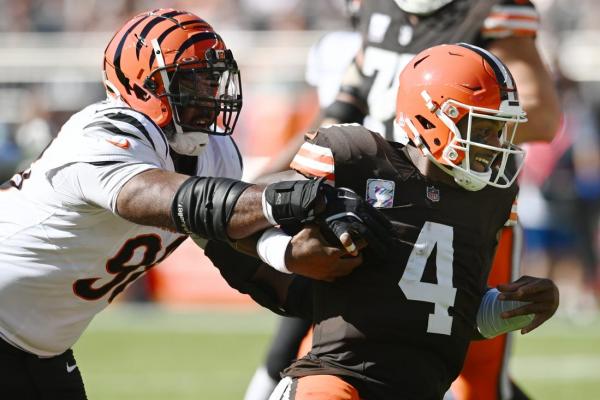 Bengals beat rival Browns, who lose QB Watson to Achilles injury