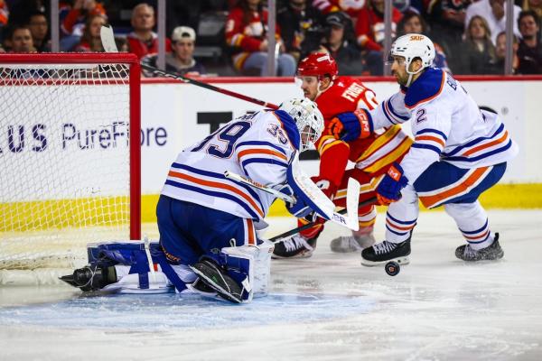 Flames keep rolling on home ice, down rival Oilers