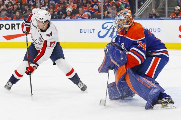 Capitals slip by Oilers for fifth straight win