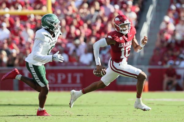 Down 14, Taylen Green and Arkansas rally past UAB