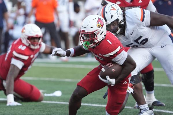 Ground games on display as No. 16 Louisville faces Virginia Tech