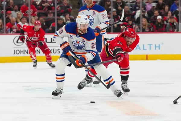 NHL roundup: Leon Draisaitl’s heroics lift Oilers past Hurricanes in OT