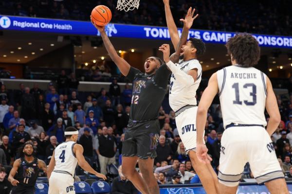 No. 18 Memphis fends off stubborn effort by Rice