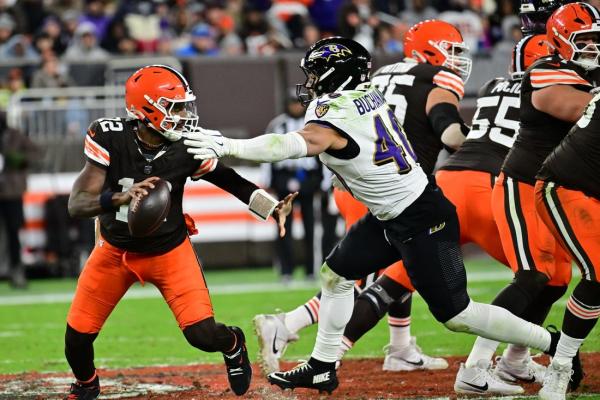 Ravens LB Teddye Buchanan (knee) out vs. Bengals