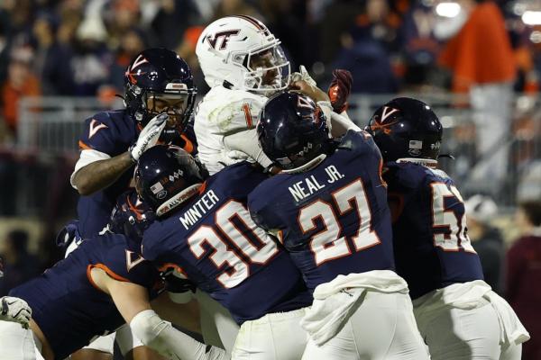 No. 18 Virginia stuffs Virginia Tech, reaches ACC title game