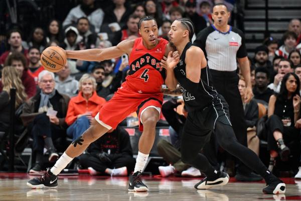 Scottie Barnes leads Raptors past Nets to end 11-game skid