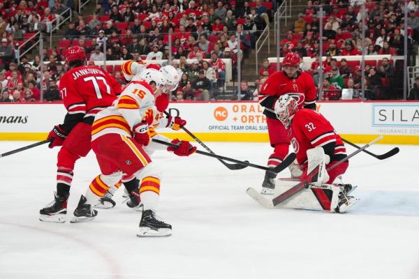 Nikolaj Ehlersâ OT winner lifts Hurricanes past Flames in 1â0 duel