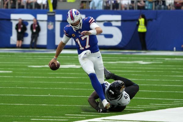 Josh Allen, 2-0 Bills take aim at struggling Jaguars thumbnail