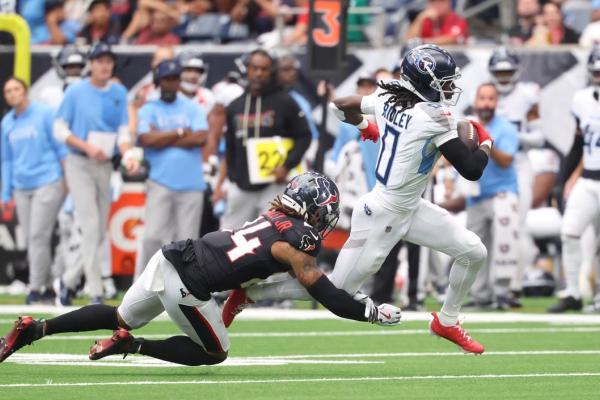 Titans’ Calvin Ridley (ankle) questionable to return