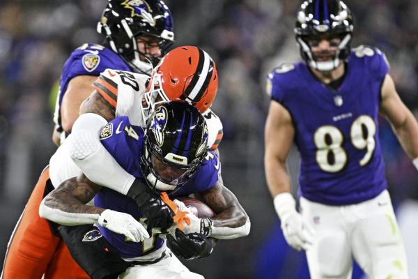 Ravens WR Zay Flowers (knee) ruled out vs. Browns