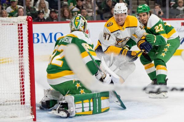 Wild break away from second-period tie, top Predators