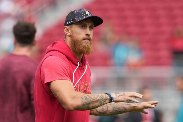 49ers GM ‘fairly confident’ star TE George Kittle practices next week