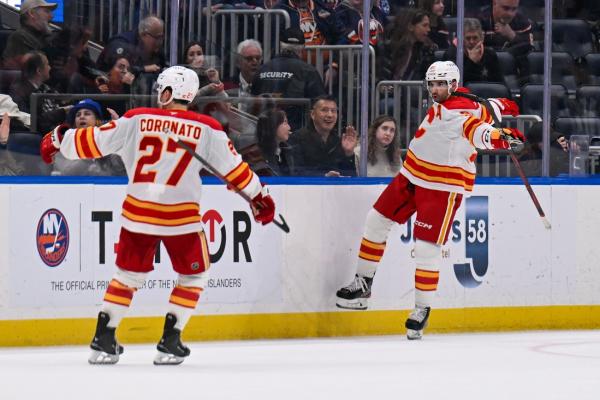 Nazem Kadri’s OT goal gives surging Flames win over Islanders