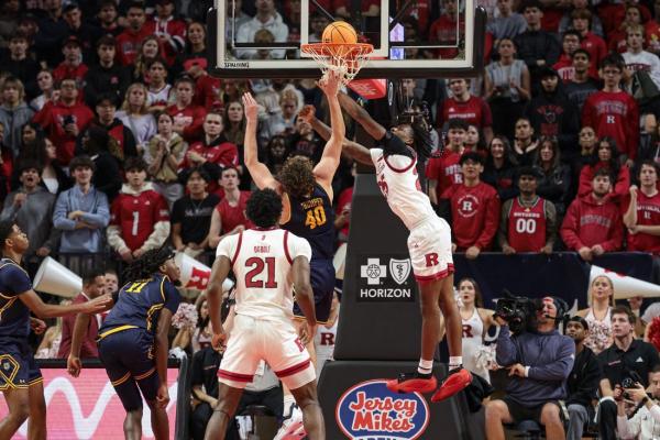 No. 24 Rutgers pulls away from pesky Merrimack