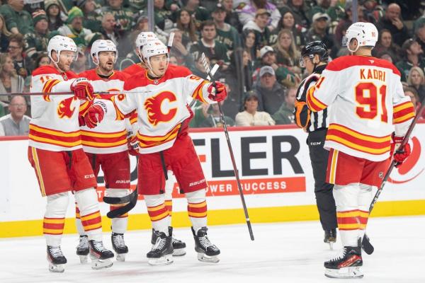 Andrei Kuzmenko (2 goals) helps Flames to win over Wild