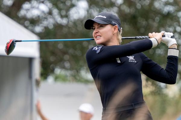 Home Alone: England’s Charley Hull birdies 18 for solo Open lead