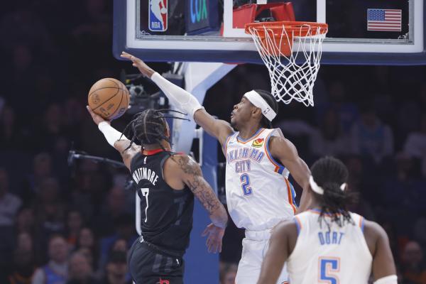 Shai Gilgeous-Alexander scores 51 as Thunder top Rockets