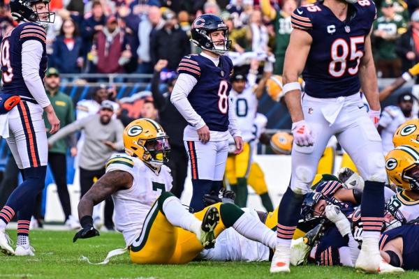 Matt Eberflus, Bears cry foul to NFL on game-deciding FG block