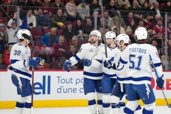 Darren Raddysh scores twice, Lightning smash Canadiens