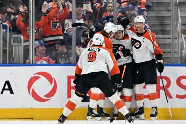 Denver Barkey scores first career goal as Flyers take down Oilers