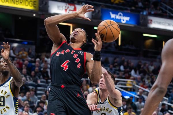Raptors erupt early, stave off Pacers’ late charge