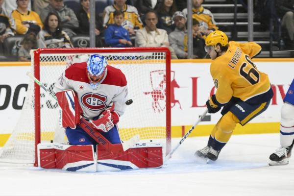 Canadiens scored twice in 2nd to push past Predators