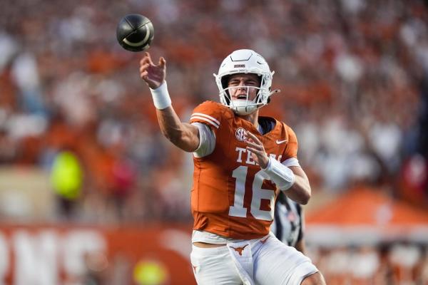 Texas No. 1 in preseason poll by tiny margin over No. 2 Penn State