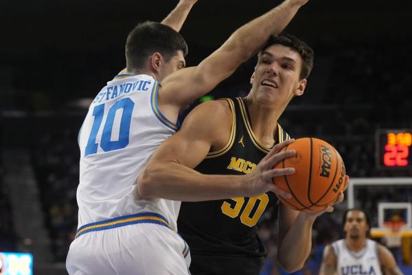 Hot shooting carries No. 24 Michigan past No. 22 UCLA