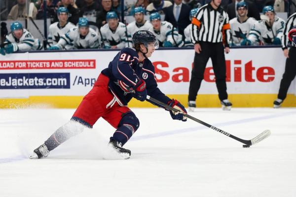 Blue Jackets stay hot, deal struggling Sharks another loss