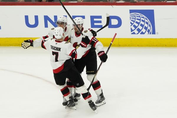 Senators storm back for OT win over Rangers