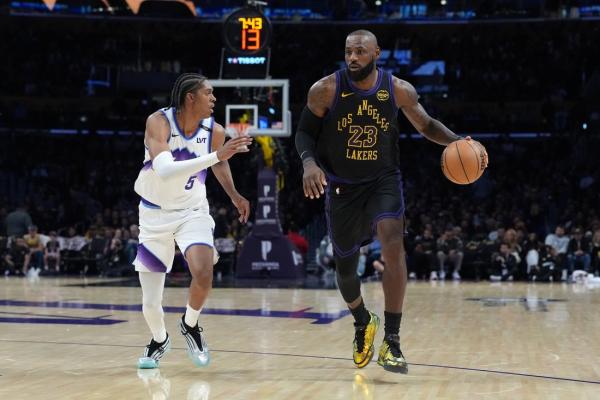 NBA roundup: LeBron James makes season debut in Lakers’ win