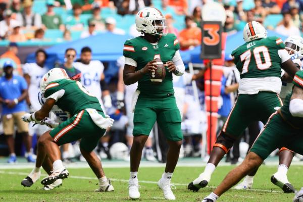 No. 4 Miami looks to stay perfect in battle with Georgia Tech