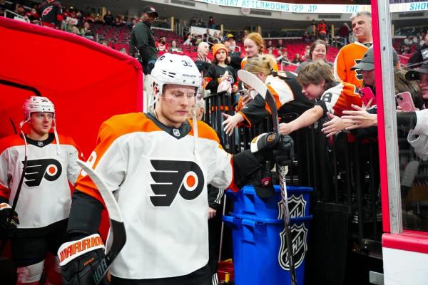 Flyers scratch rookie Matvei Michkov vs. Lightning