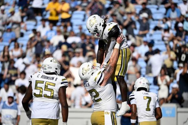 Georgia Tech stuns North Carolina with late 68-yard TD